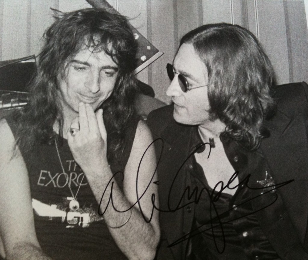 Alice cooper and John Lennon 1974